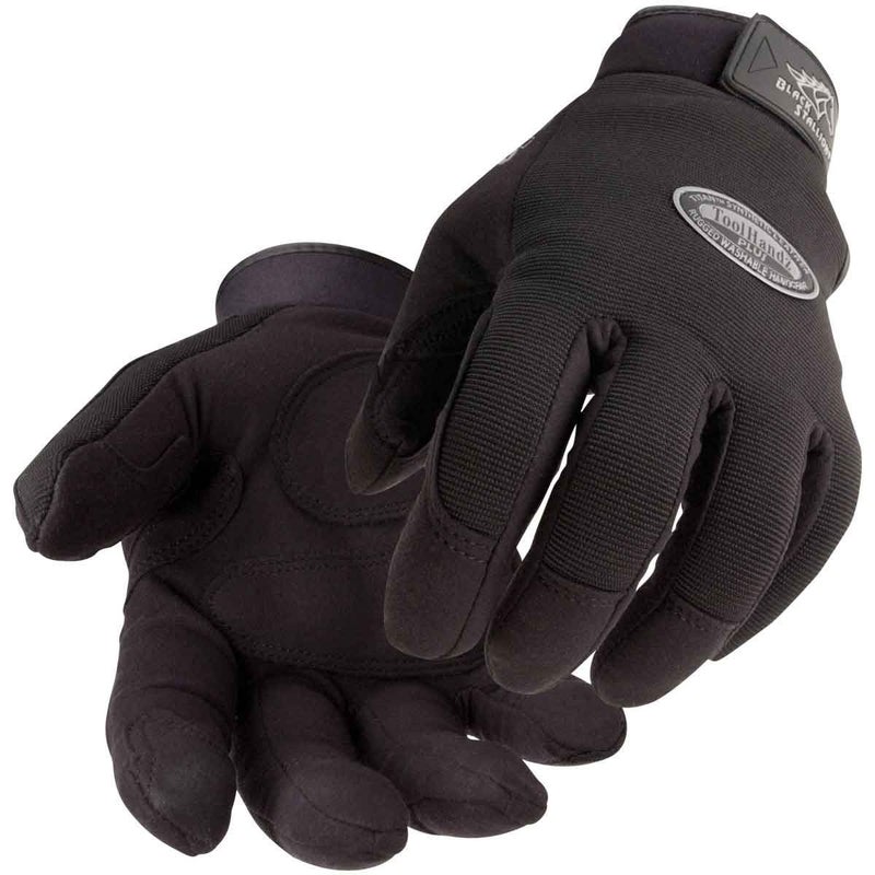 Black Stallion Tool Handz Plus Reinforced Snug-Fitting Gloves - Synthetic - Large